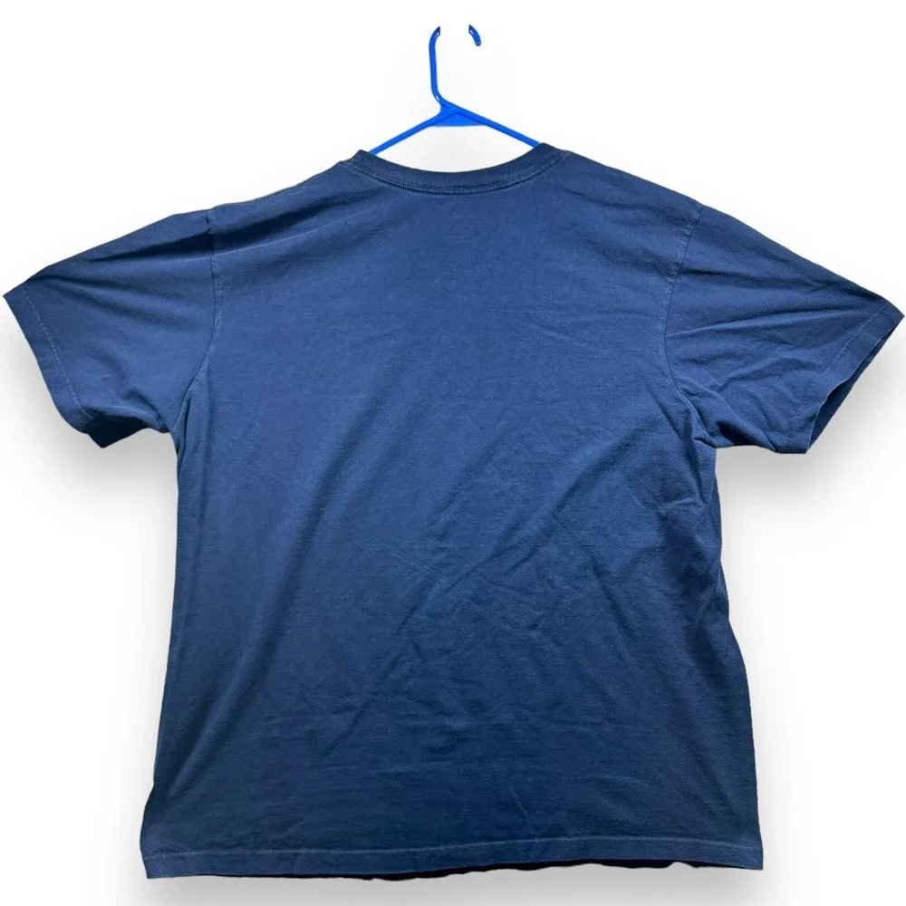 Adidas Mens Kansas City Sporting Graphic Tee Shirt Blue 2XL Short Sleeve